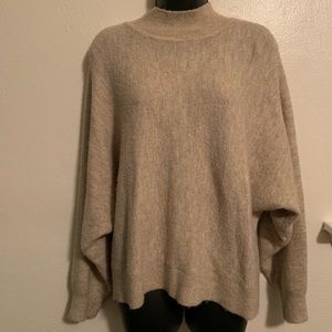 H&M Tan Chunky Turtleneck Sweater